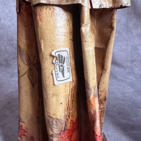 Handcrafted Paper Mache Mexican Folk Art Figurines Set Of 6 Made In Mexico READ - Picture 14 of 16